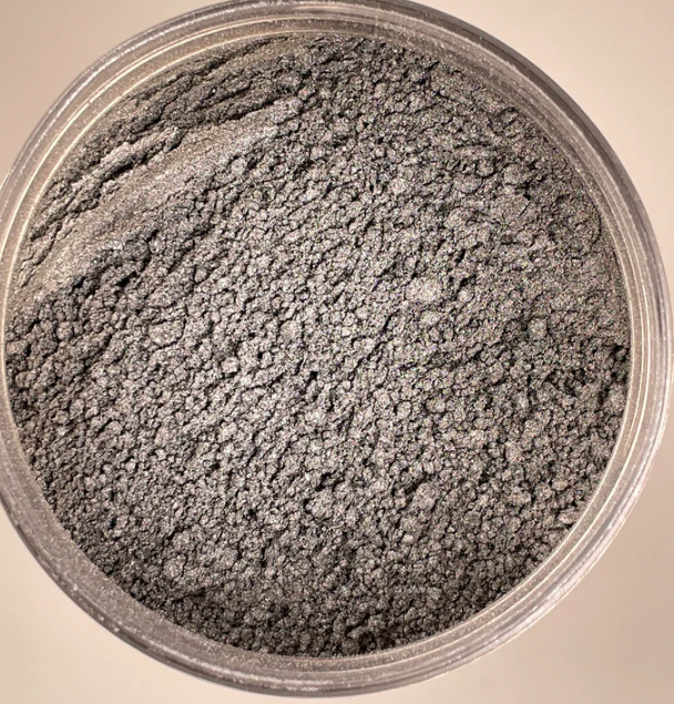 BeaverDust- Gunmetal Grey Mica Powder- 45 grams