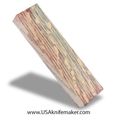Oak Burl Knife Block - Dyed - #3116 - 1.5" x 0.8" x 6"