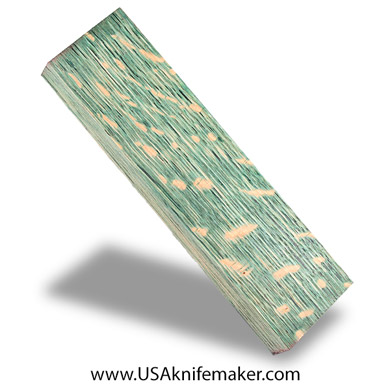 Oak Burl Knife Block - Dyed - #3142 - 1.6" x 0.8" x 6"