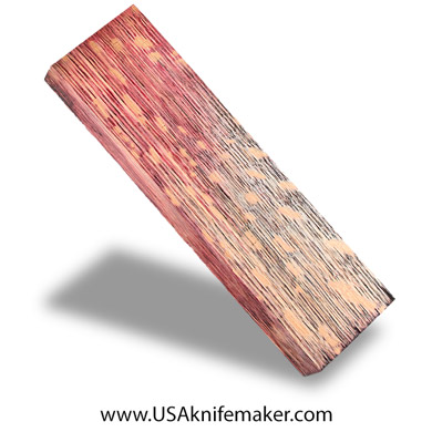 Oak Burl Knife Block - Dyed - #3145 - 1.6" x 0.8" x 6"