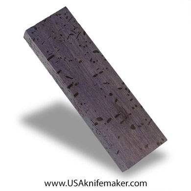 Black Line Maple Burl Knife Block - Dyed - #3032 - 1.6"x 0.8"x 5.25"