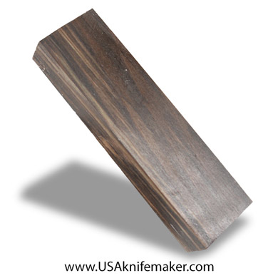 Black Line Maple Burl Knife Block - Dyed - #3069 - 1.55"x 0.9"x 5.55"