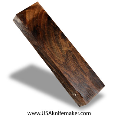 Spalted Maple Black Line Burl Knife Block - Dyed - #3074 - 1.5" x 0.8" x 5.5"