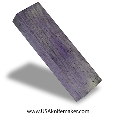 Black Line Maple Burl Knife Block - Double Dyed - #4081 - .75” x 1.5“ x 5.5“
