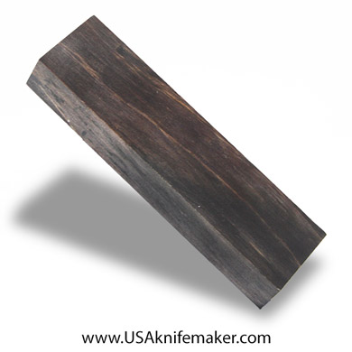 Black Line Maple Burl Knife Block - Dyed - #3039 - 1.45"x 0.8"x 5.4"