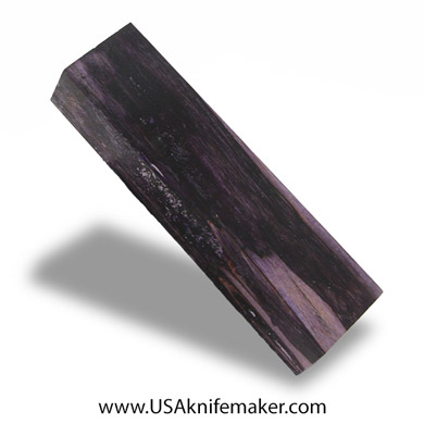 Black Line Maple Burl Knife Block - Dyed - #3050 - 1.55"x 0.85"x 5.55"