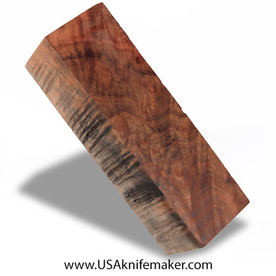 Wood -Maple Burl Knife Block - Dyed - #3006- 1.7"x 1.75"x 5.75"