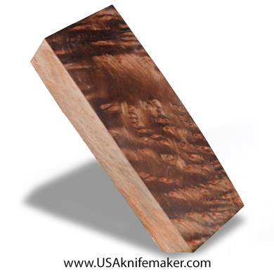 Wood -Maple Burl Knife Block - Dyed - #3007- 2"x 1.5"x 6"