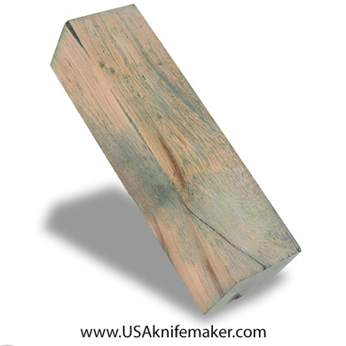 Wood -Maple Burl Knife Block - Dyed - #3027 - 1.4" x 1.6" x 6" 