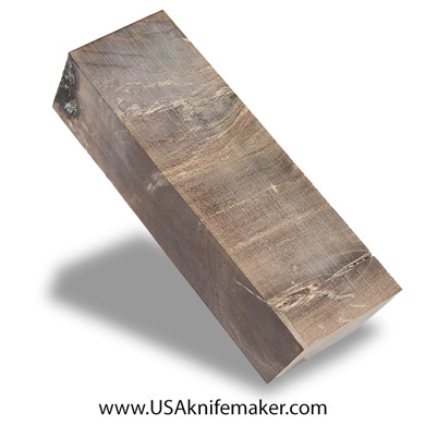 Wood - Maple Burl Knife Block - Dyed - #3033 - 1.4" x 1.8" x 5.3"