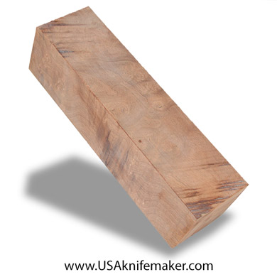 Wood - Maple Burl Knife Block - Dyed - #3035 - 1.8" x 1.9" x 6.2"