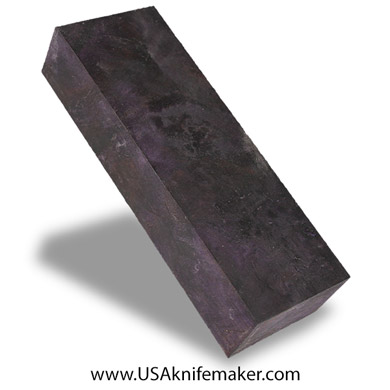Wood - Maple Burl Knife Block - Dyed - #3057 - 1.2" x 2" x 5.9"