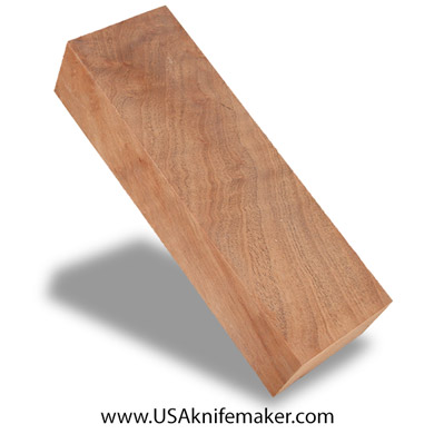 Wood - Maple Burl Knife Block - Dyed - #3059 - 1.25" x 2" x 6.1"