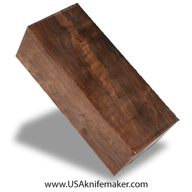Wood -Maple Burl Knife Block - Dyed - #3071 - 1.65" x 2.15" x 5.05"