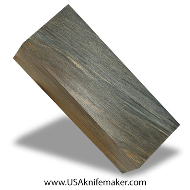 Wood -Maple Burl Knife Block - Dyed - #3090 - 1.5"x 2"x 5.2"