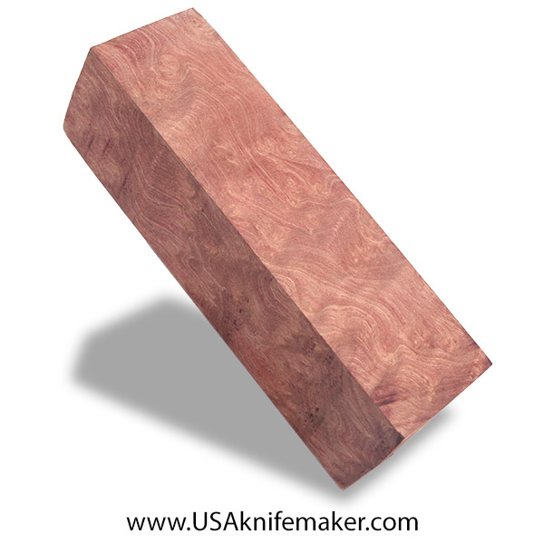 Maple Burl Knife Block - Stabilized - Dyed - #3090 - 1.75 x 1.5 x 6