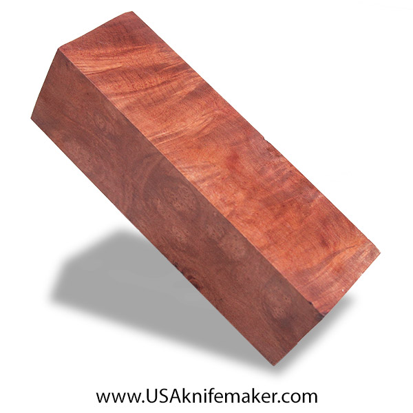 Maple Burl Knife Block - Stabilized - Dyed - #3096 - 1.75 x 1.75 x 6