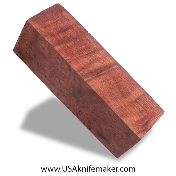 Maple Burl Knife Block - Stabilized - Dyed - #3097 - 1.75 x 2 x 6