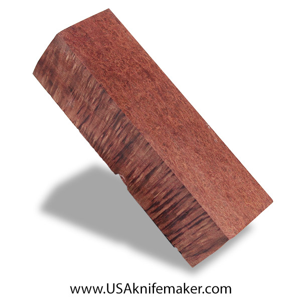 Maple Burl Knife Block - Stabilized - Dyed - #3099 - 1.75 x 1.5 x 6