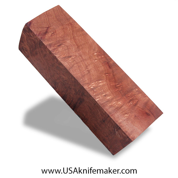 Maple Burl Knife Block - Stabilized - Dyed - #3100 - 1.75 x 1.75 x 6