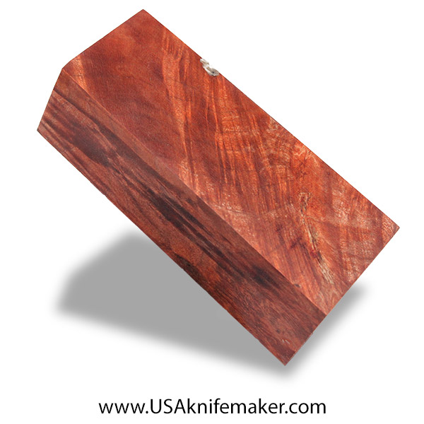 Maple Burl Knife Block - Stabilized - Dyed - #3103 - 1.75 x 1.5 x 5