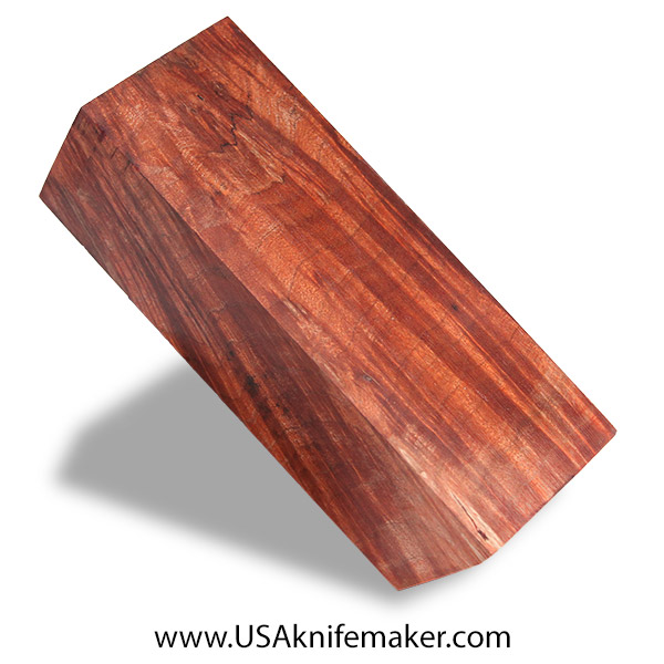Maple Burl Knife Block - Stabilized - Dyed - #3104 - 2 x 1.5 x 5.25