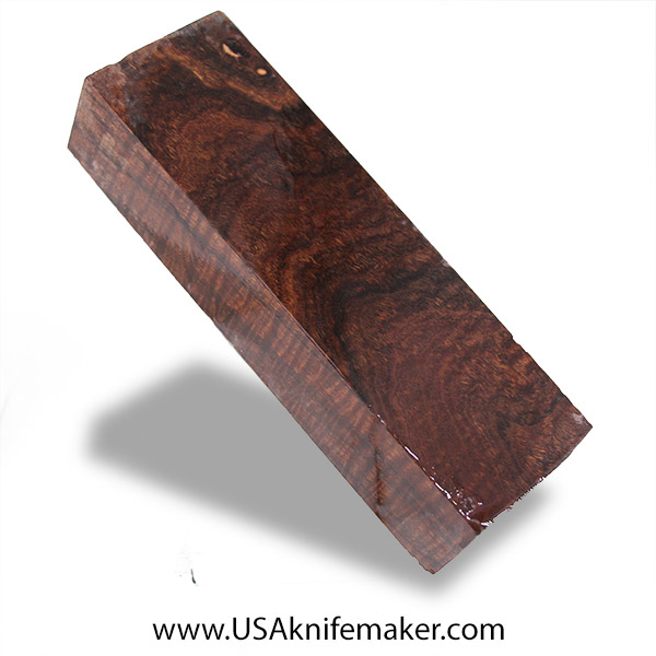 Ringed Gidgee Wood Block - 002 - 1.3" x 1.8" x 6"