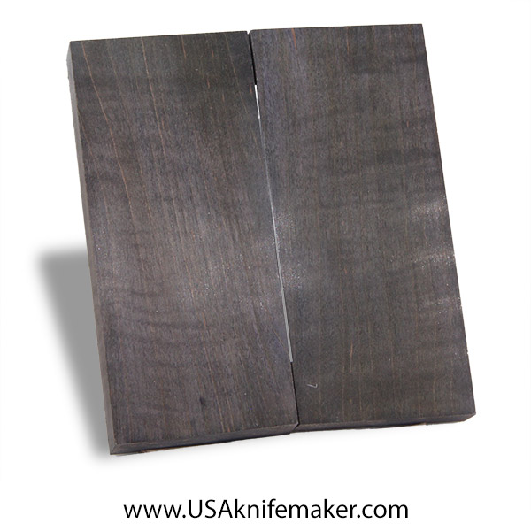 Quilted Maple Knife Scales - Stabilized - Dyed - #3036 - 2" x 5" x .375"