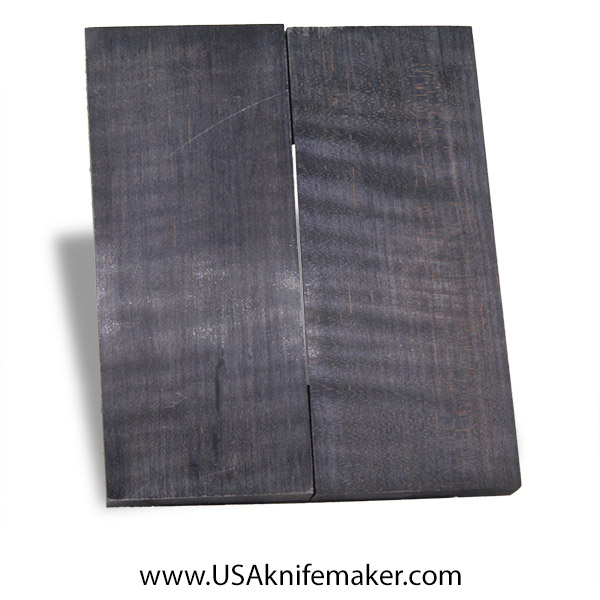 Quilted Maple Knife Scales - Stabilized - Dyed - #3039 - 2" x 5" x .375"