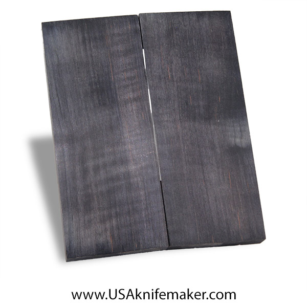 Quilted Maple Knife Scales - Stabilized - Dyed - #3043 - 2" x 5" x .375"