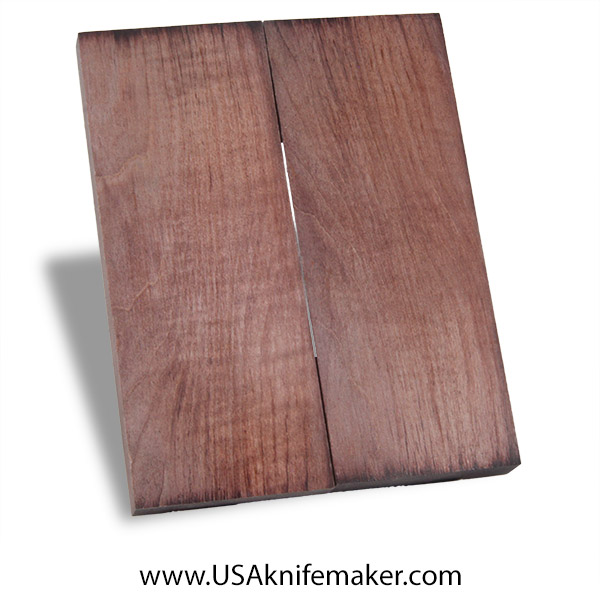 Quilted Maple Knife Scales - Stabilized - Dyed - #3046 - 2" x 5" x .375"