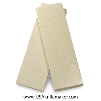Resin-Ivory™ "R" Grade Knife Scales 3/8" x 1.6" x 5" pair of scales