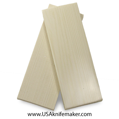 Resin-Ivory™ "S" Grade Knife Scales 3/8" x 1.6" x 5" pair of scales