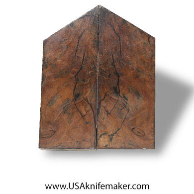 Redwood Burl Knife Scales #2001 - Stabilized  - .36" x 1.5" x 4"