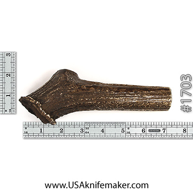 Sambar Stag Crown Stick Knife Handle Material #704