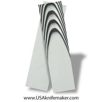 UltreX™ SureTouch™ - Black & White 3/16" - Knife Handle Material