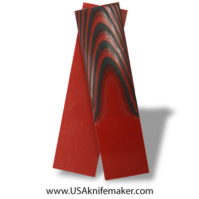 UltreX™ SureTouch™ - Black & Cherry Red 3/8" - Knife Handle Material