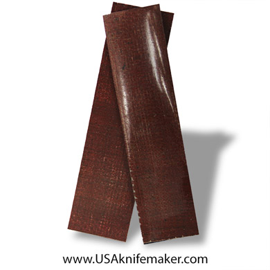 UltreX™ Burlap - Red - 1/8" - Knife Handle Material