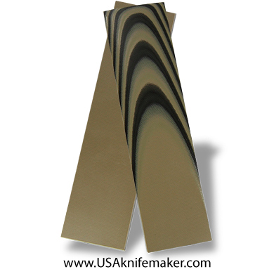 UltreX™ G10 - Black & Tan 3/16" - Knife Handle Material