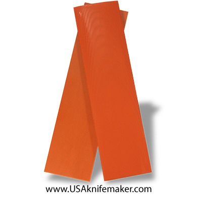 Carbon Fiber & Orange G10 3/16 - Knife Handle Material