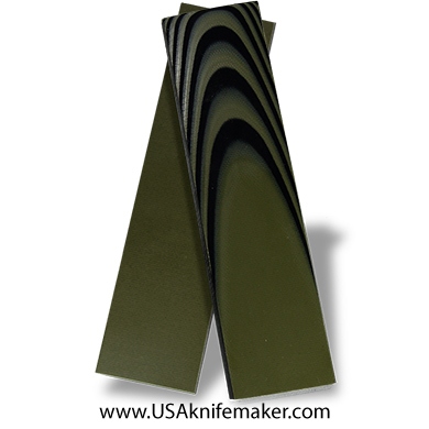 UltreX™ SureTouch™ - Black & OD Green 3/16" - Knife Handle Material