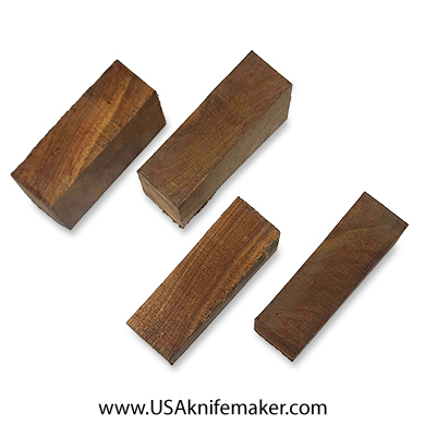 Figured Walnut Blocks 1.9" x 1.9" x 5.9"