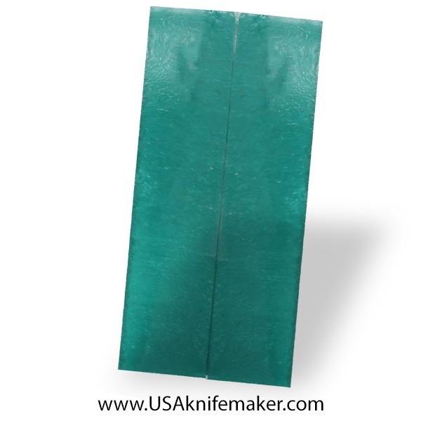Emerald Green Cast Resin Scales- 0.250" x 1.25" x 6