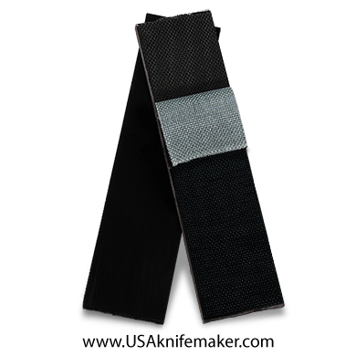 G10 - PEEL PLY COARSE Black 1/4" - Knife Handle Material