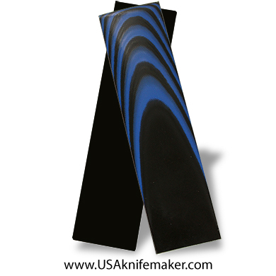UltreX™ G10 - Black & Blue 3/8" - Knife Handle Material