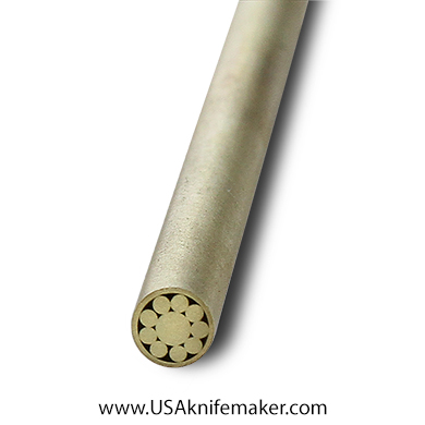 Mosaic - USA KMS Mosaic Pin for Knife Handle 3/16" x 11" Brass #105-1