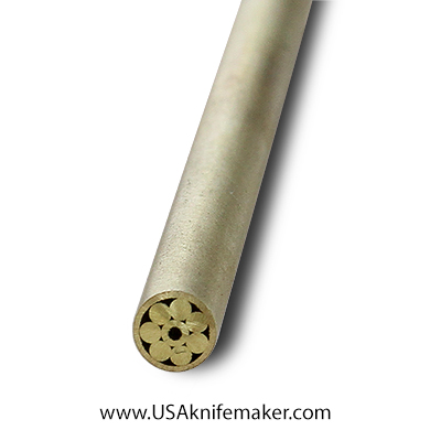 Mosaic - USA KMS Brass Mosaic Pin for Knife Handle  #111- 3/16" Diameter 