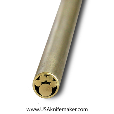 Mosaic Pin for Knife Handles - Brass 1/4" Dia #100-1
