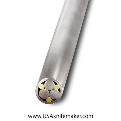 Mosaic - USA KMS Mosaic Pin for Knife Handle 1/4" x 11" Stainless Steel #302-3