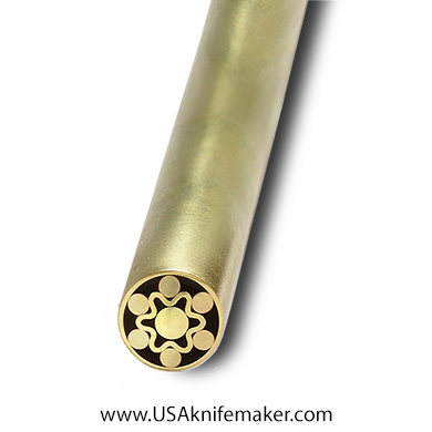 Mosaic - USA KMS Brass Mosaic Pin for Knife Handle #153-2- 5/16" Diameter